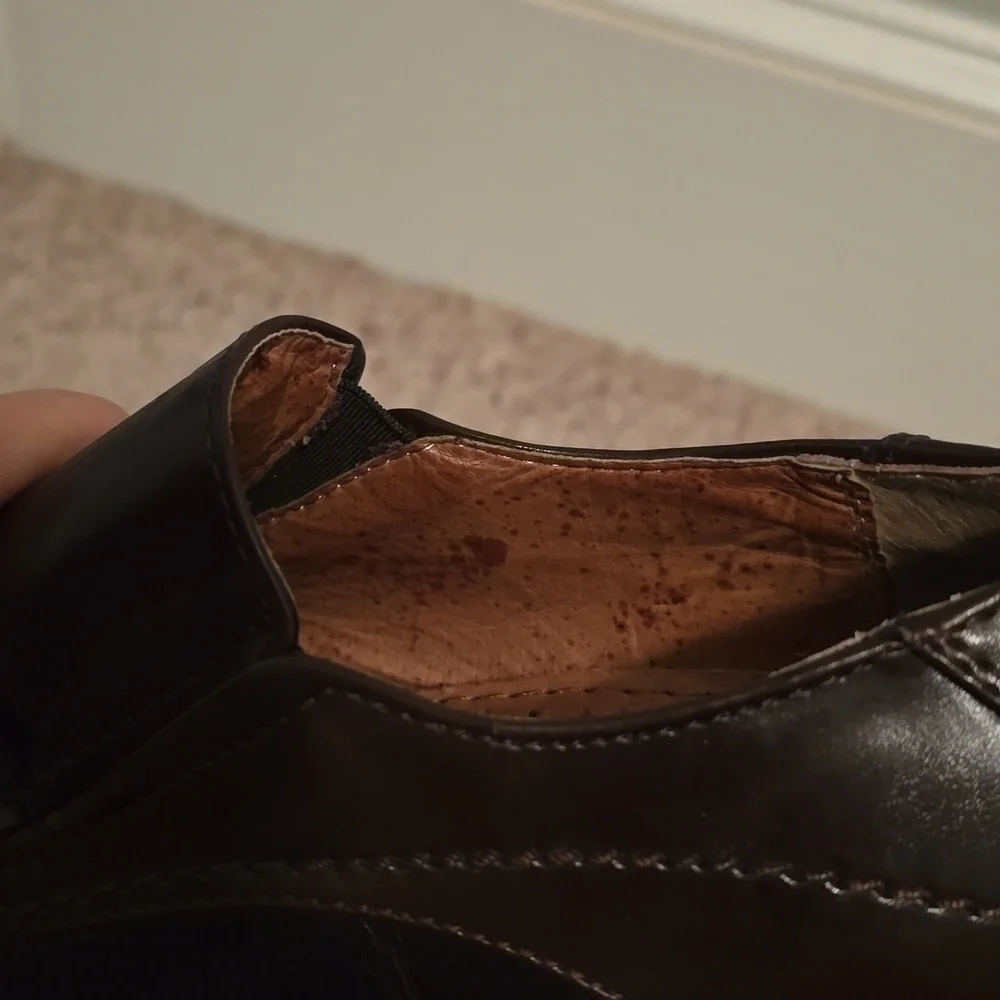 Joseph Abboud Men's Brown Leather Loafers Size 8.5M